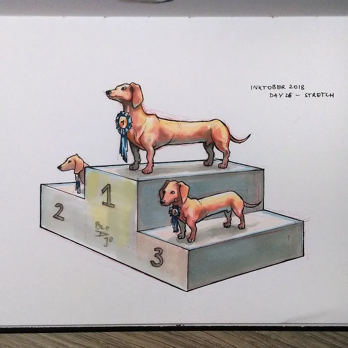 My 31 Inktober Drawings Show The Scale Of Suffering We Can Inflict On Innocent Animals