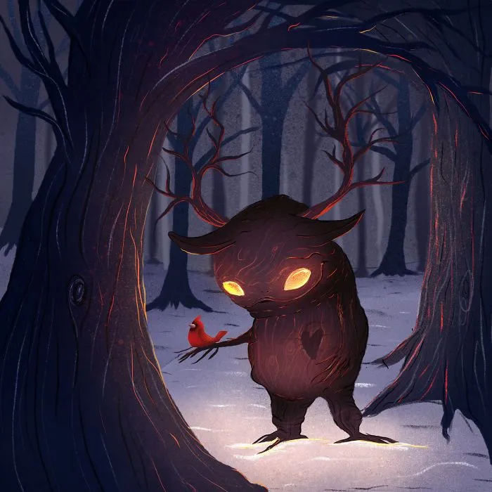 I Painted 30 Illustrations To Show That Not All Monsters Are Scary