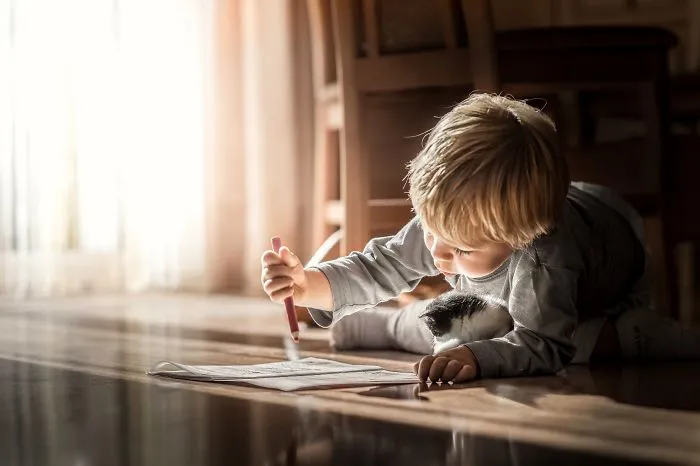 My Cats Are Afraid Of Kids Except For My Son So I Decided To Capture Their Bond (20 Pics)