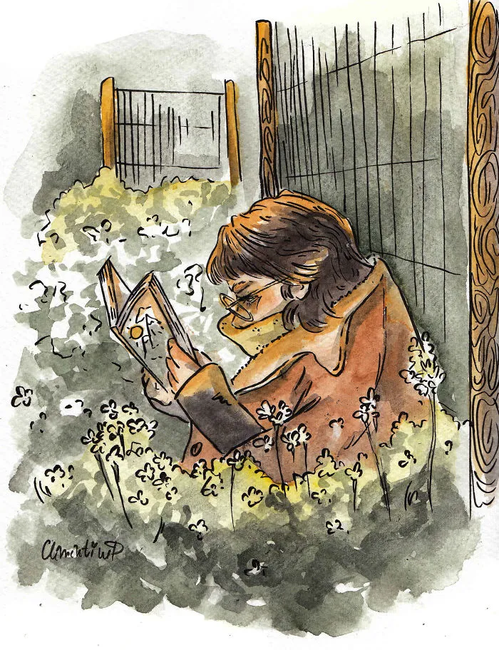 I Left My Job To Be A Full-Time Illustrator, Here Are 30 Cute Moments I Created With Watercolor And Ink