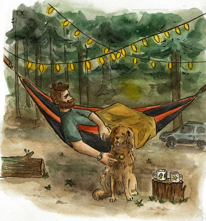 I Left My Job To Be A Full-Time Illustrator, Here Are 30 Cute Moments I Created With Watercolor And Ink