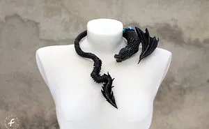 I Made Ice Dragon Of Leather And Polymer Clay