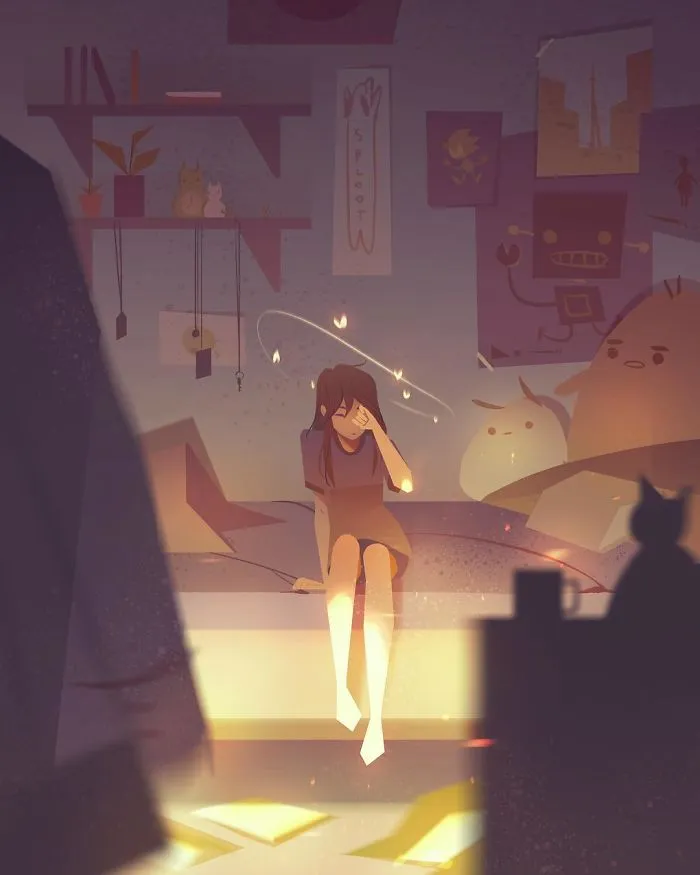 Artist Creates Illustrations That Turn Loneliness Into Magic