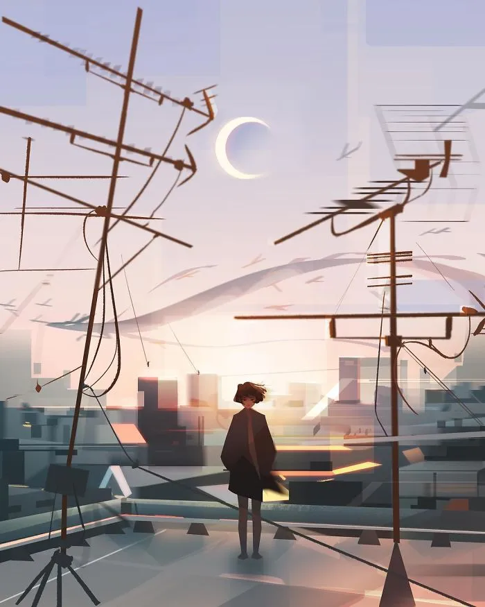 Artist Creates Illustrations That Turn Loneliness Into Magic