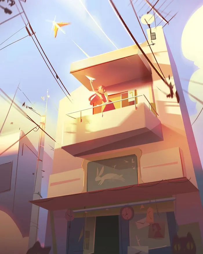 Artist Creates Illustrations That Turn Loneliness Into Magic