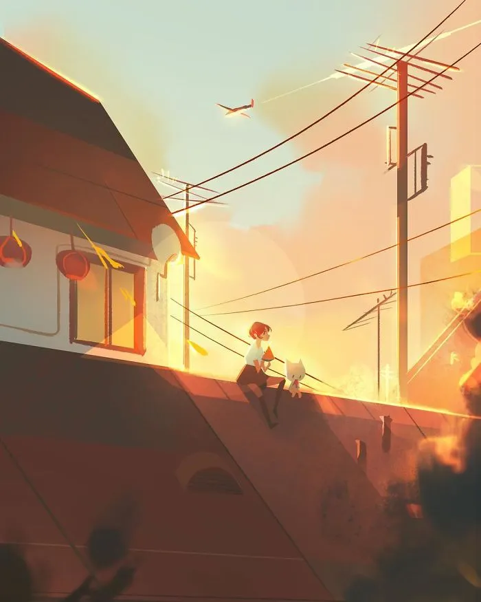 Artist Creates Illustrations That Turn Loneliness Into Magic