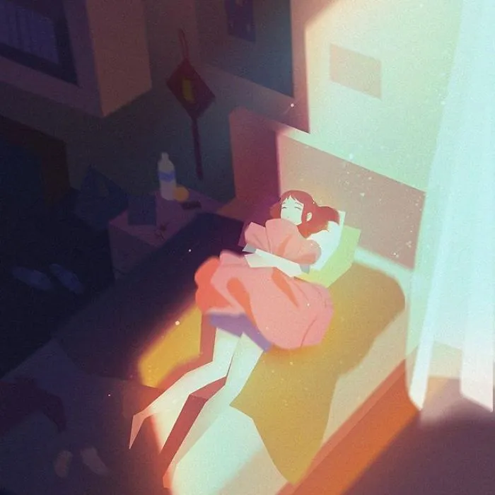Artist Creates Illustrations That Turn Loneliness Into Magic