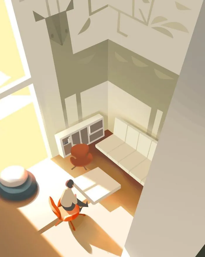 Artist Creates Illustrations That Turn Loneliness Into Magic