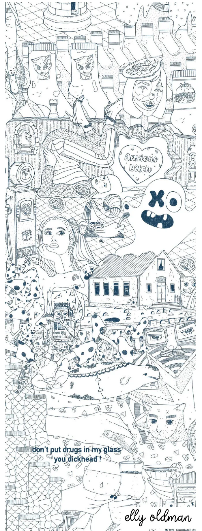 I'm A French Artist Drawing An Infinite Drawing On Instagram Since 2017 And It's Now More Than 15 Meter Long!