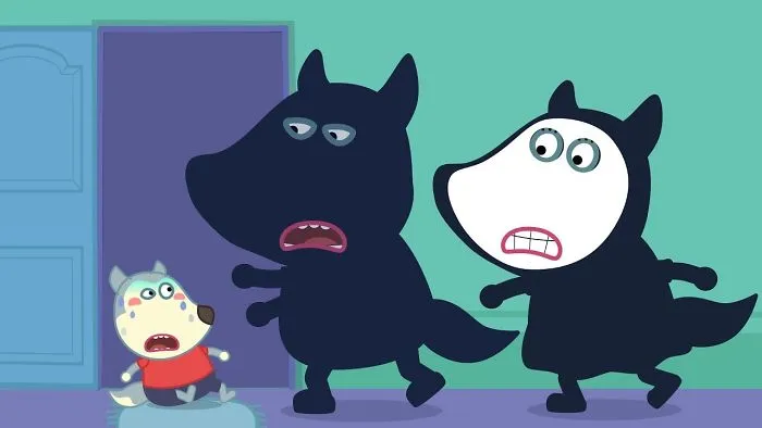 Wolfoo Scare Ghost 👹 Cartoons For Kids