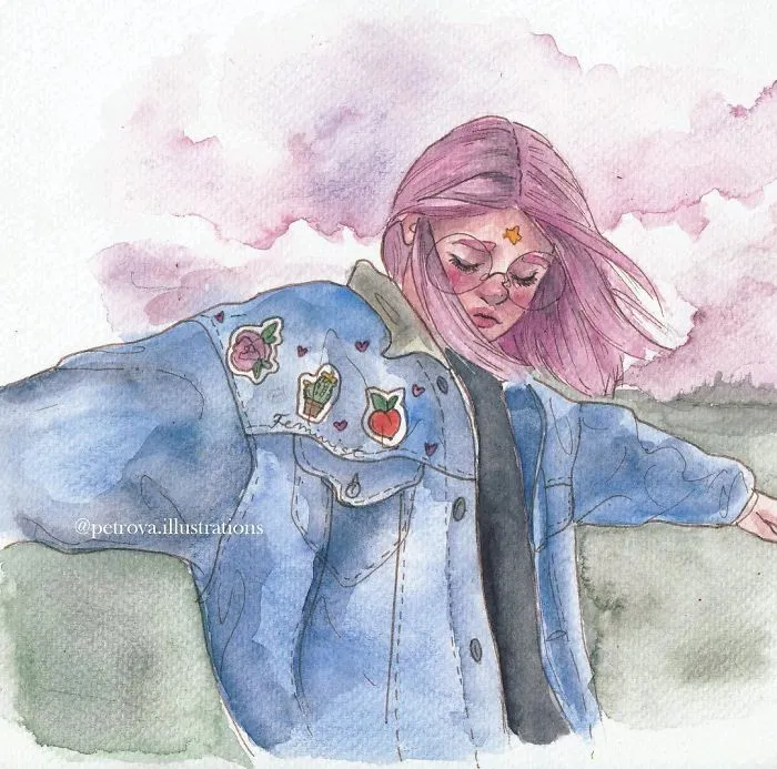 I Left My Job To Be A Full-Time Illustrator, Here Are 30 Cute Moments I Created With Watercolor And Ink