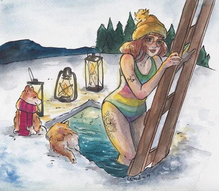 I Left My Job To Be A Full-Time Illustrator, Here Are 30 Cute Moments I Created With Watercolor And Ink