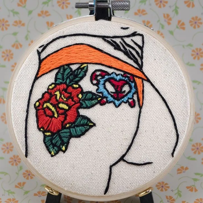 My Sister Spreads Body Positivity By Creating Embroidery Designs For People Of All Shapes And Sizes
