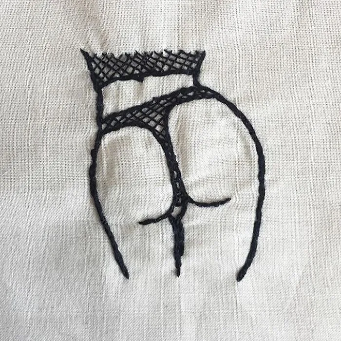 My Sister Spreads Body Positivity By Creating Embroidery Designs For People Of All Shapes And Sizes