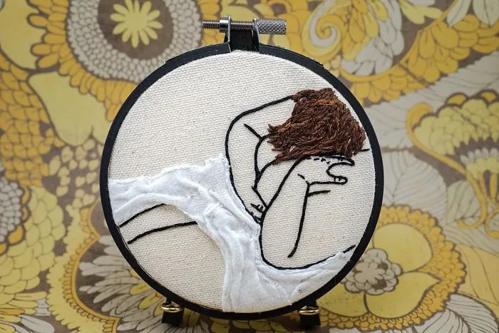 My Sister Spreads Body Positivity By Creating Embroidery Designs For People Of All Shapes And Sizes