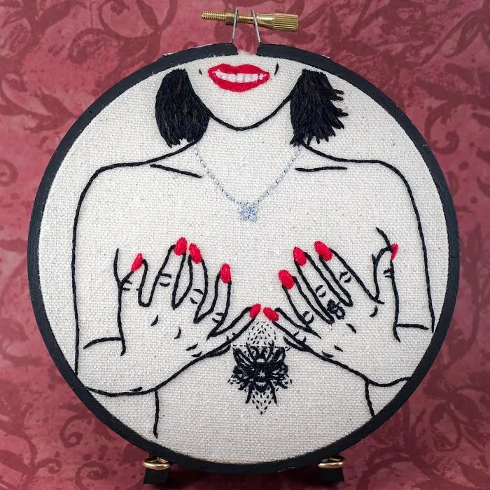 My Sister Spreads Body Positivity By Creating Embroidery Designs For People Of All Shapes And Sizes