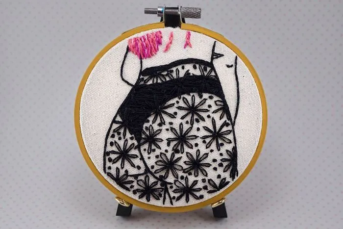 My Sister Spreads Body Positivity By Creating Embroidery Designs For People Of All Shapes And Sizes