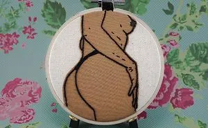 My Sister Spreads Body Positivity By Creating Embroidery Designs For People Of All Shapes And Sizes