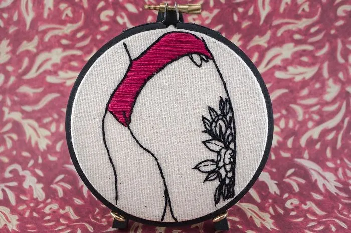 My Sister Spreads Body Positivity By Creating Embroidery Designs For People Of All Shapes And Sizes
