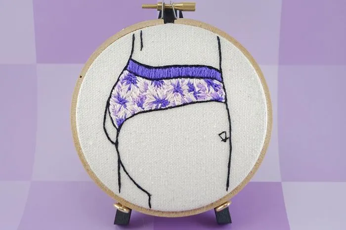 My Sister Spreads Body Positivity By Creating Embroidery Designs For People Of All Shapes And Sizes