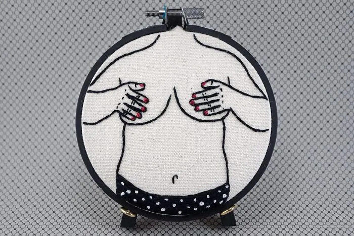 My Sister Spreads Body Positivity By Creating Embroidery Designs For People Of All Shapes And Sizes