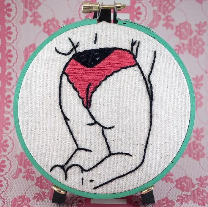 My Sister Spreads Body Positivity By Creating Embroidery Designs For People Of All Shapes And Sizes