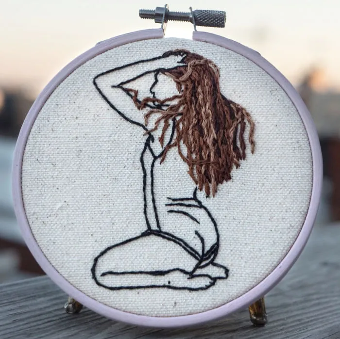 My Sister Spreads Body Positivity By Creating Embroidery Designs For People Of All Shapes And Sizes