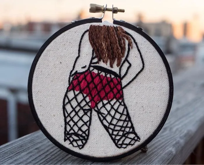 My Sister Spreads Body Positivity By Creating Embroidery Designs For People Of All Shapes And Sizes