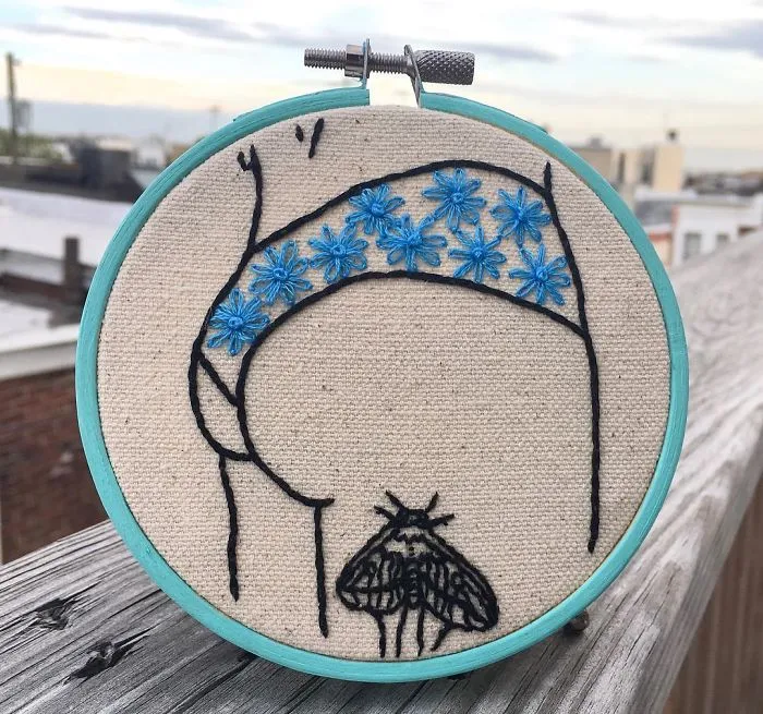 My Sister Spreads Body Positivity By Creating Embroidery Designs For People Of All Shapes And Sizes