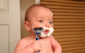 Dad Makes His Premature Baby Do Manly Things, And The Result Is Hilarious (OC)