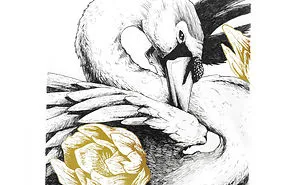 Artist Uses Black And Gold Ink Pen To Create Illustrations That Inspire People To See The Beauty Of Nature