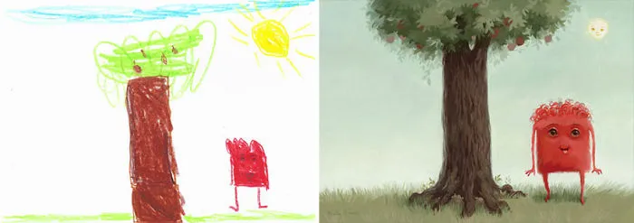 What Happens When Professional Artists Recreate Kids’ Monster Doodles In Their Own Unique Style (New Pics)