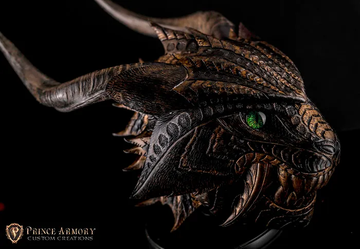 Tiger Dragon Leather Helmet