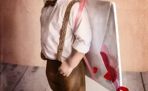 I Create Vintage Valentines From Photographs Of Children And Pets