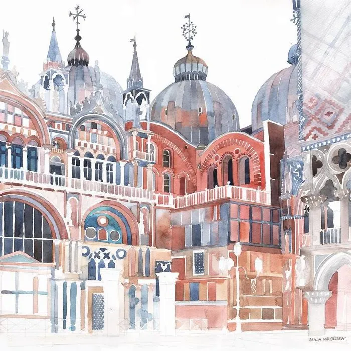 My 21 Watercolor Paintings Of Venice That Show The Beauty Of This City