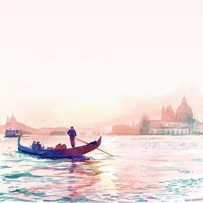 My 21 Watercolor Paintings Of Venice That Show The Beauty Of This City