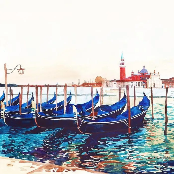 My 21 Watercolor Paintings Of Venice That Show The Beauty Of This City