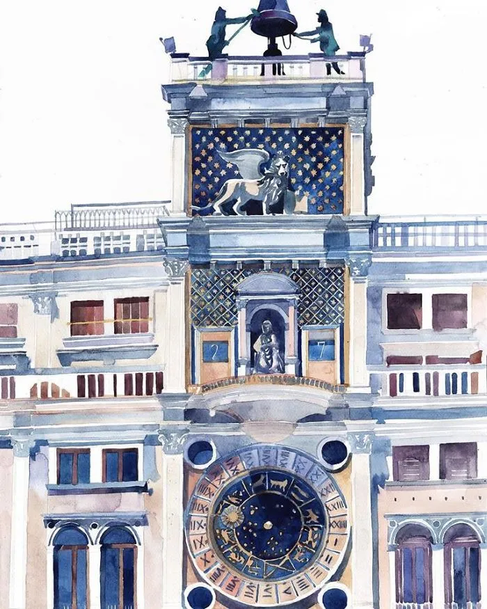 My 21 Watercolor Paintings Of Venice That Show The Beauty Of This City