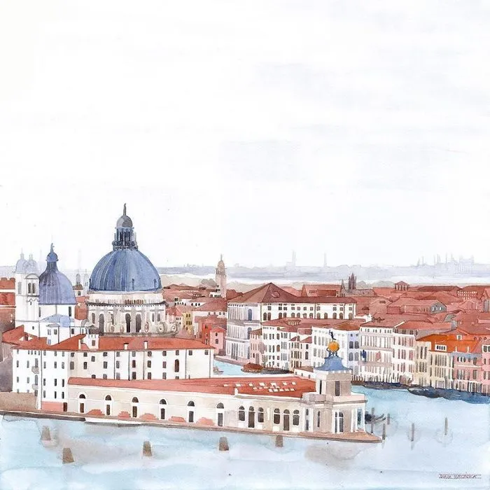 My 21 Watercolor Paintings Of Venice That Show The Beauty Of This City