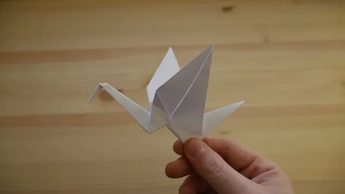 Origami. How To Make A Crane Out Of Paper (Video Lesson)