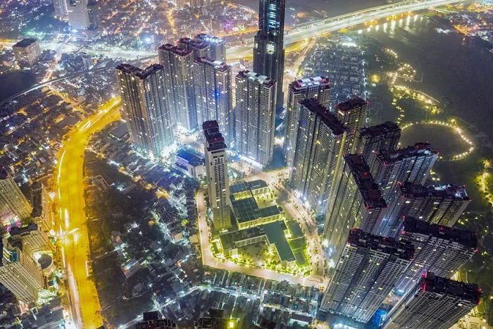 Sai Gon de noche, por Tuan Nguyen