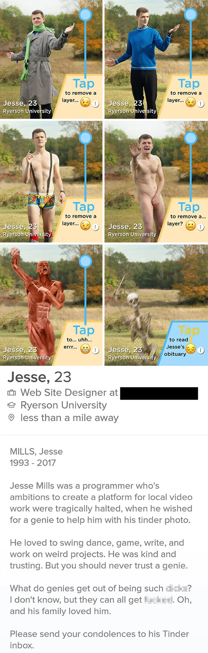 Genies Swipe Left