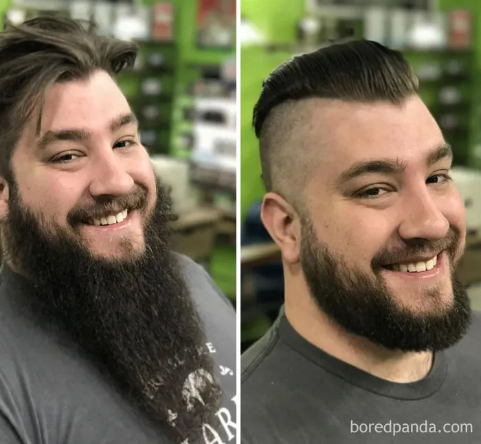 Yesterday I Decided To Clean Up My Two Year Beard
