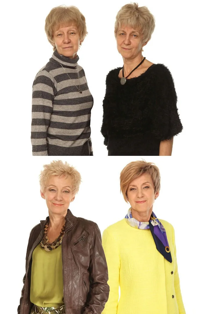 Lyudmila y Tamara, 65 años, hermanas gemelas, dentistas