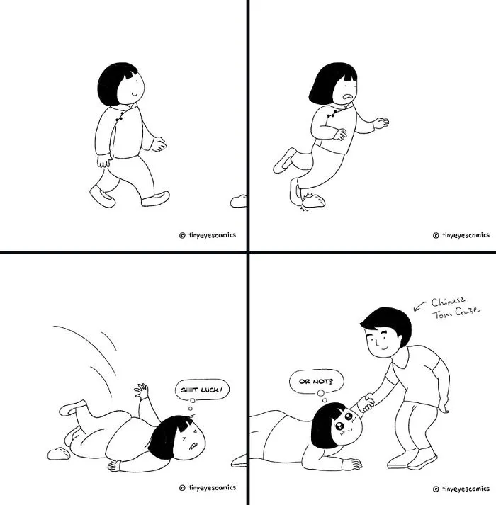 40 Comics That I Made To Show The Differences And Similarities Between Chinese And Western Cultures