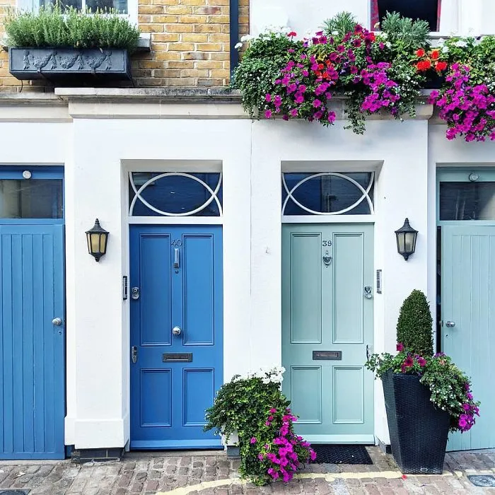 Woman Captures London's Most Beautiful Front Doors And They Look Straight Out Of A Wes Anderson Movie