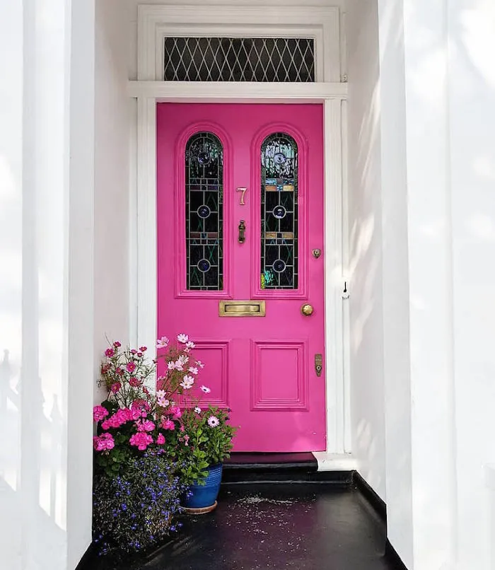 Woman Captures London's Most Beautiful Front Doors And They Look Straight Out Of A Wes Anderson Movie