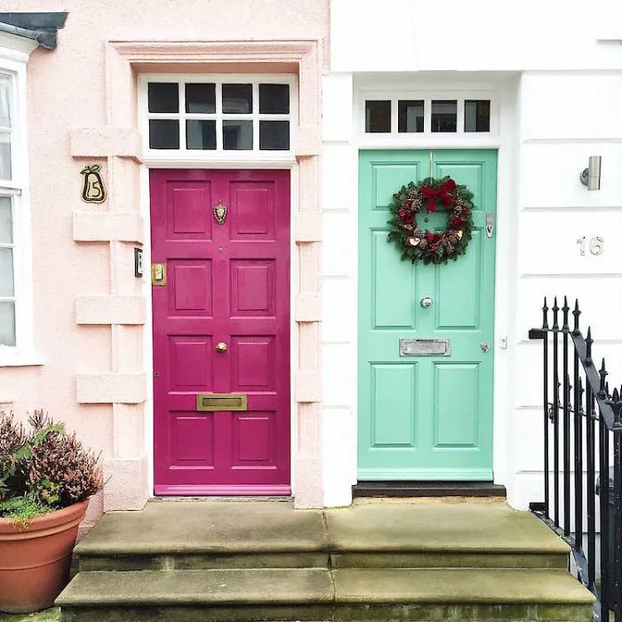 Woman Captures London's Most Beautiful Front Doors And They Look Straight Out Of A Wes Anderson Movie