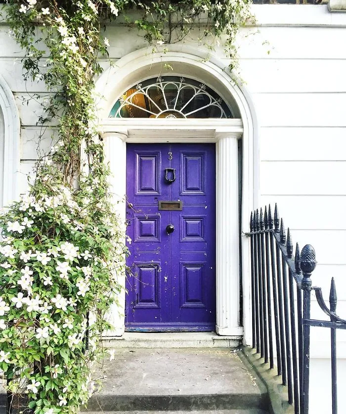 Woman Captures London's Most Beautiful Front Doors And They Look Straight Out Of A Wes Anderson Movie