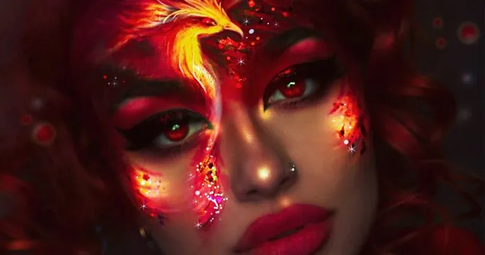 I Use Makeup, UV Paint And Light To Create Glow-In-The-Dark Looks (26 Pics)